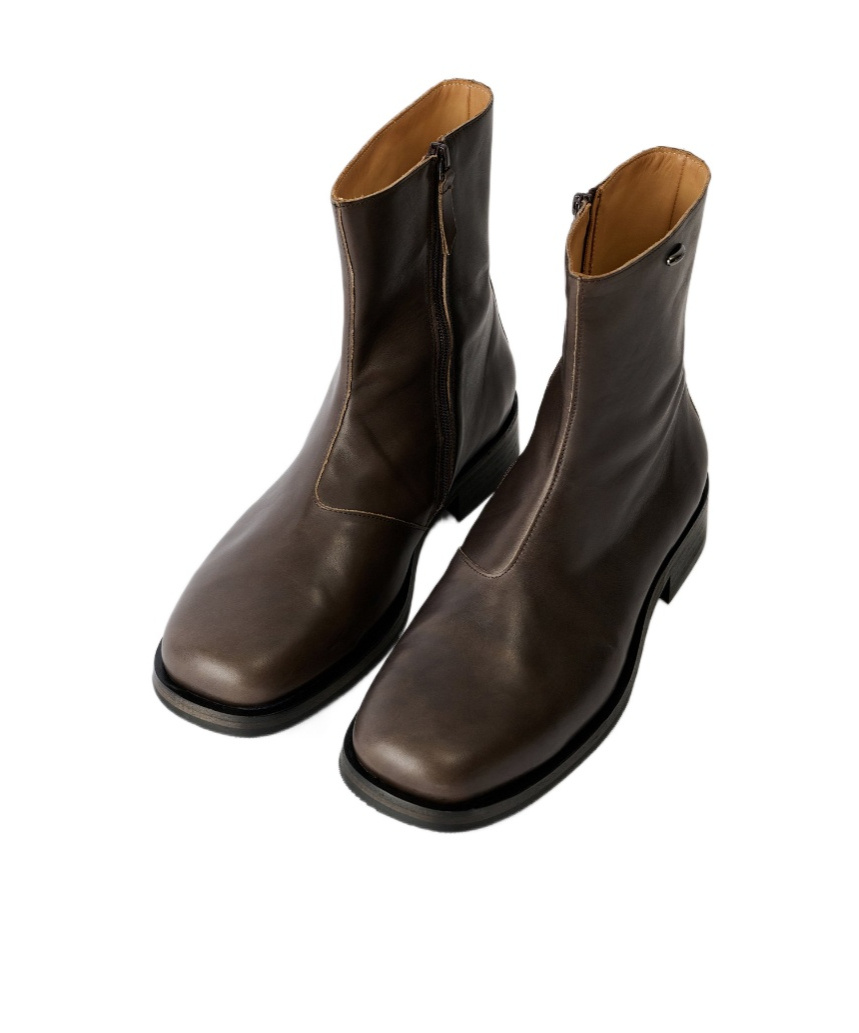 Our Legacy Camion Leather Boots In Black