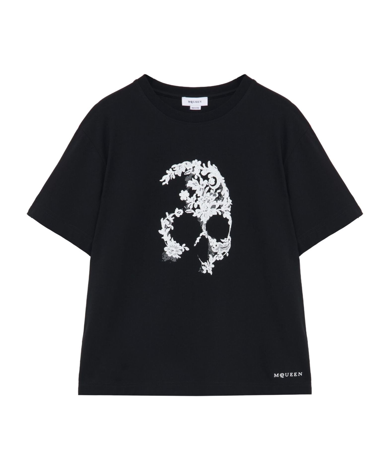 Alexander Mcqueen Short-sleeved T-shirt In Black