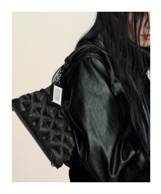 Maison Margiela Small Glam Tote Bag In Orange