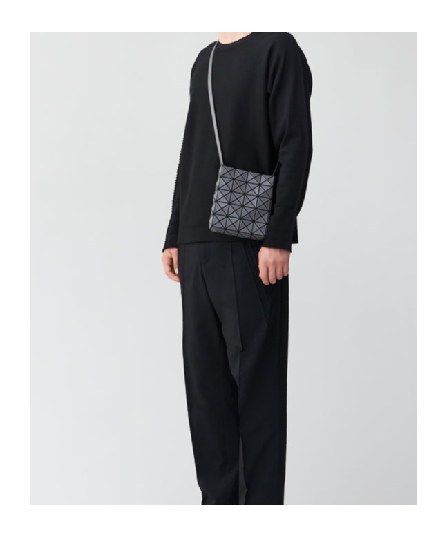Bao Bao Issey Miyake Prism Matte Shoulder Bag In Black