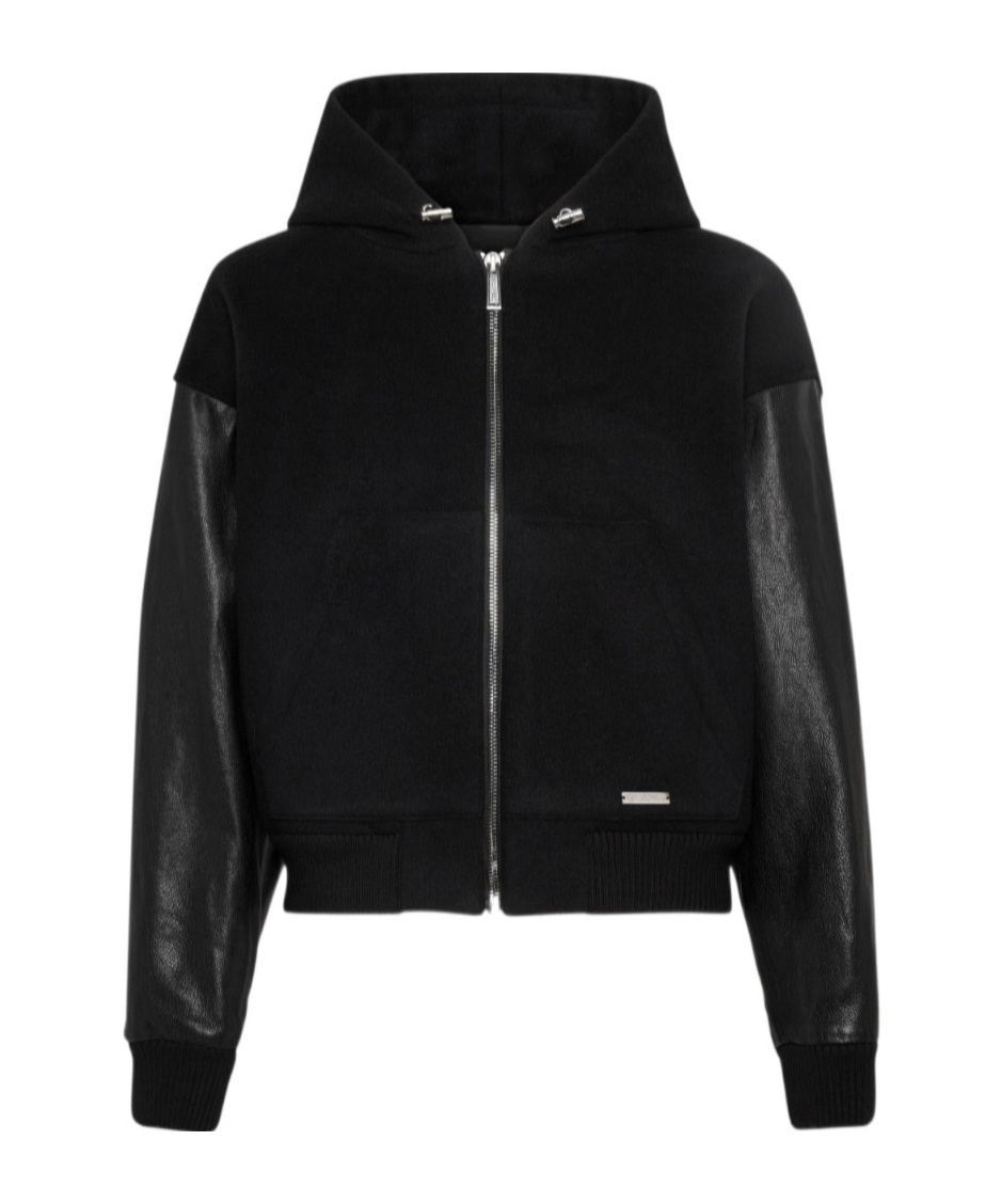 Dsquared2 Hooded Zip-up Jacket In Black