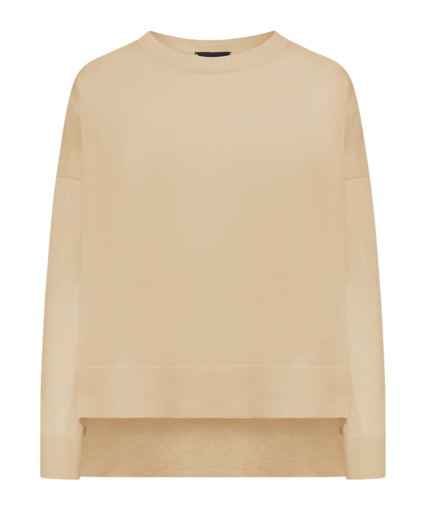 Roberto Collina Crewneck Knit Sweater In Nude