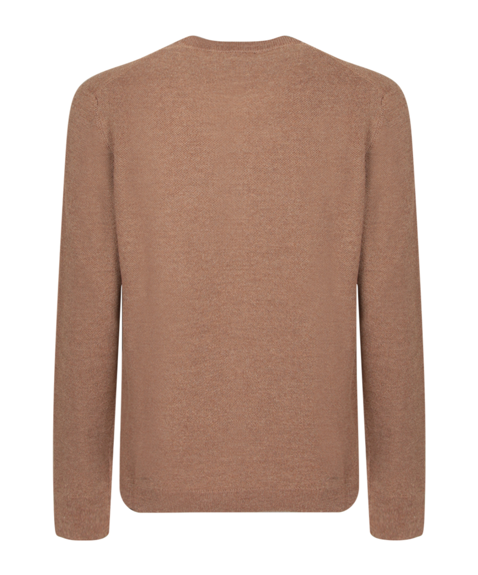 Zanone Long-sleeved Sweater In Brown