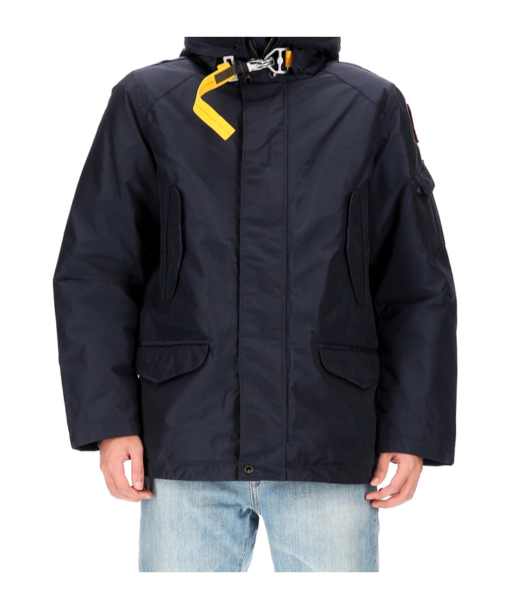 Parajumpers Long-sleeved Down Jacket In Black