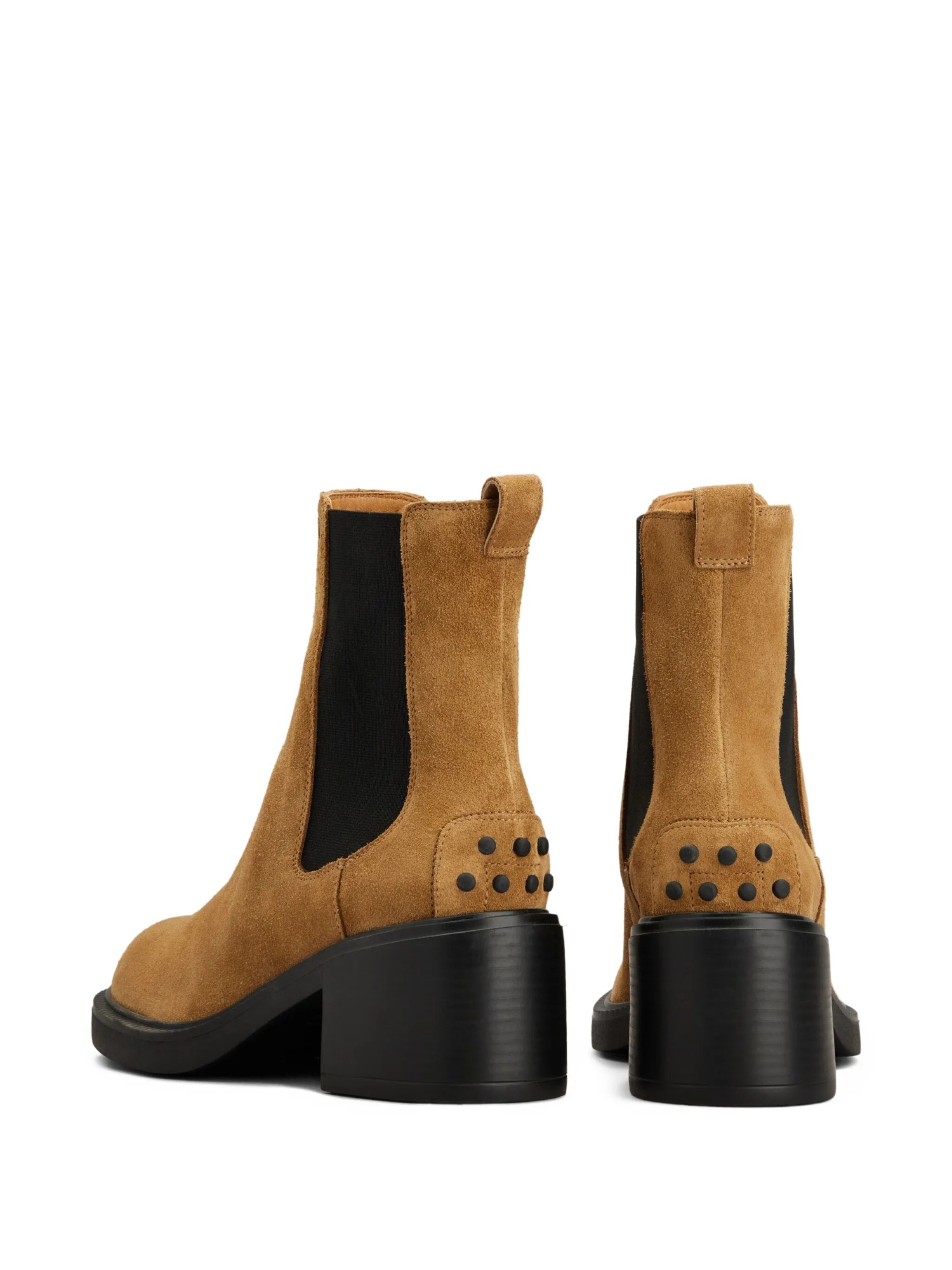 Tod's 60mm Suede Chelsea Boots In Black