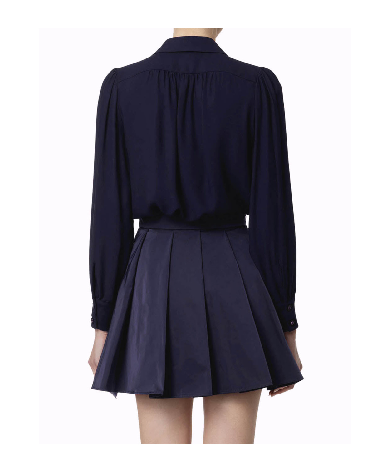 Elisabetta Franchi Long-sleeved Shirt In Black