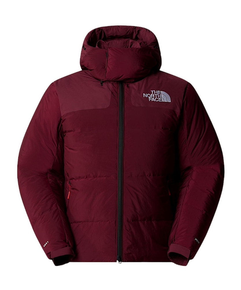 Shop The North Face Rmst Himalayan Baltoro Hodoed Down Jacket In Brown
