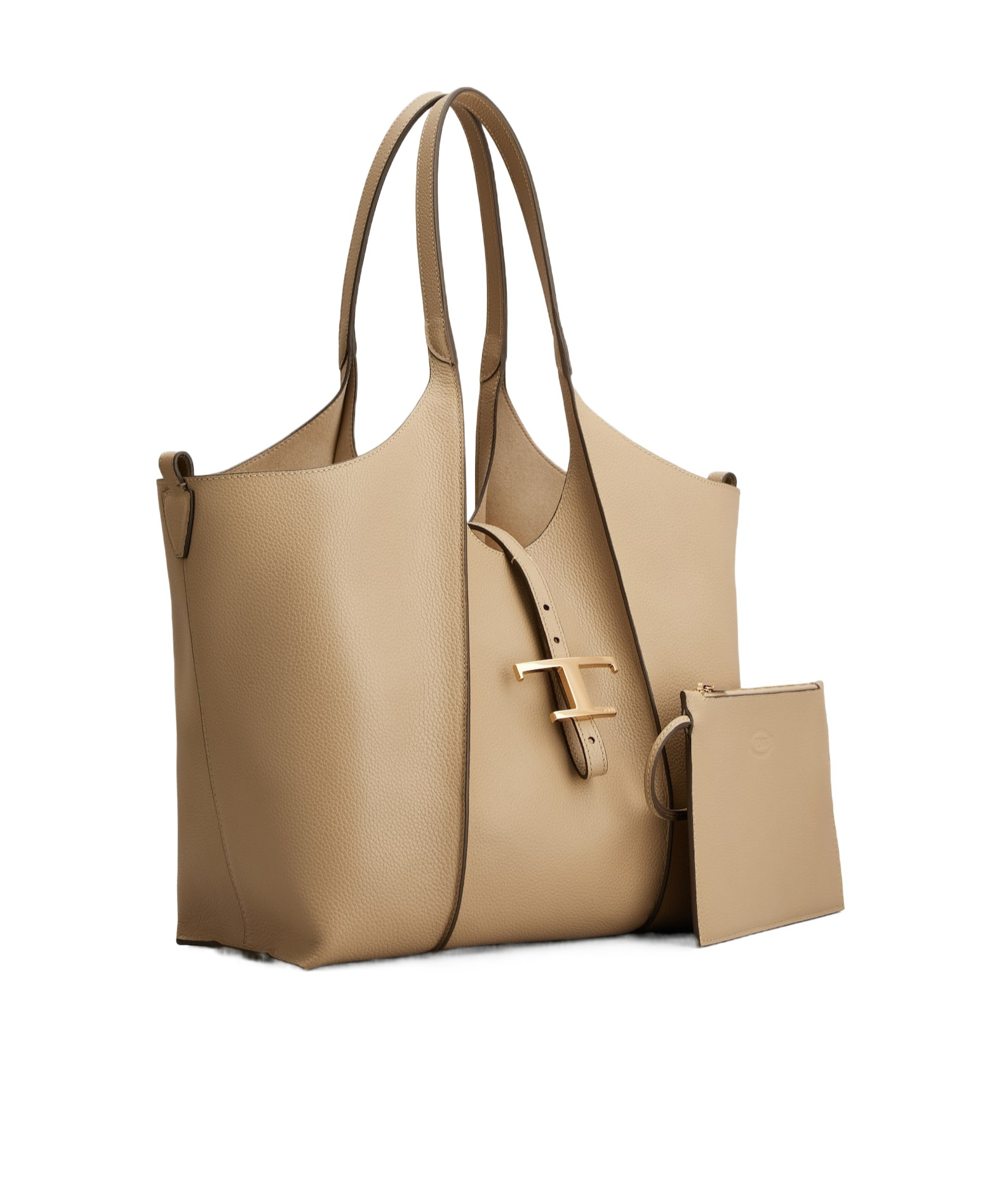 Tod's T Timeless Small Tote Bag In Nude