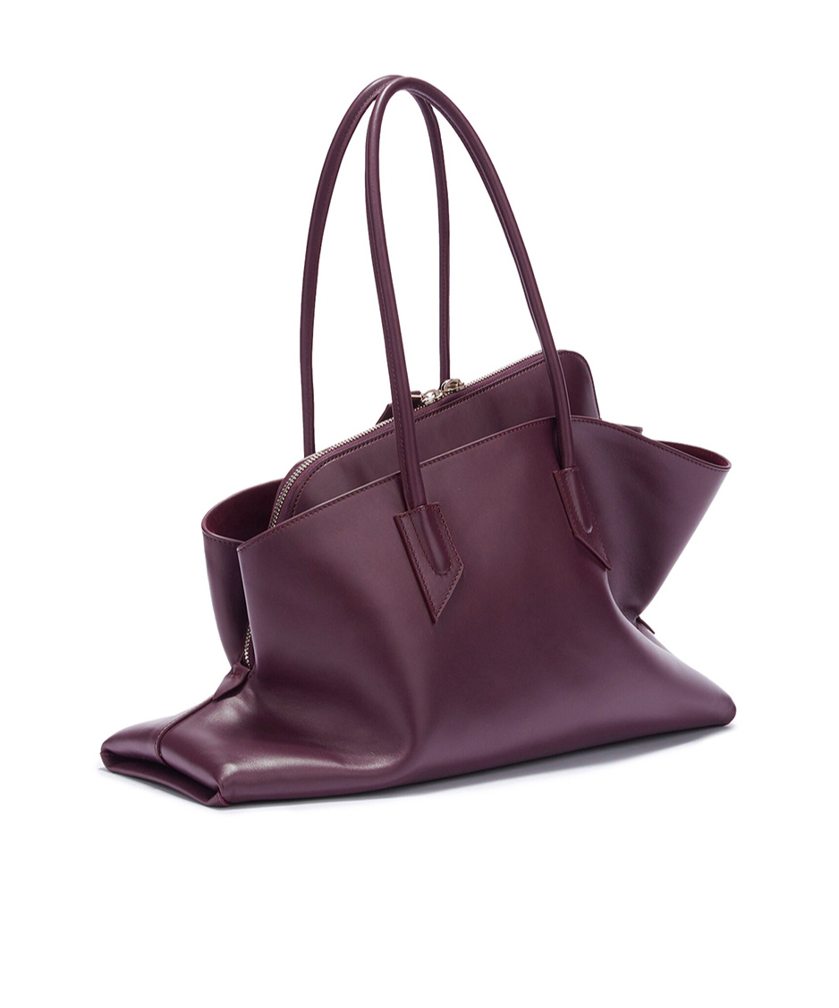 Attico The La Passeggiata Medium Tote Bag In Brown