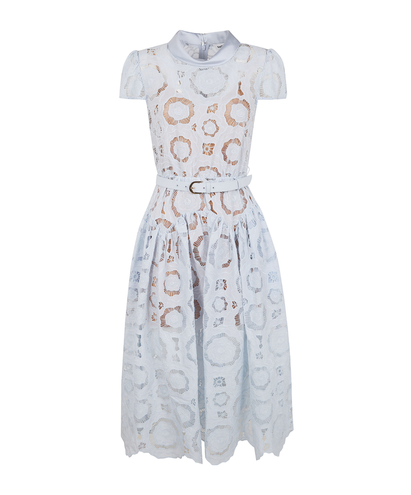 Self-portrait Elegant Mini Dress For Women In Blue