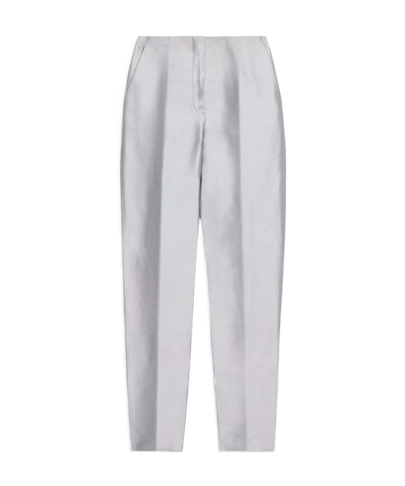 Theory Tapered Cropped Trousers In White