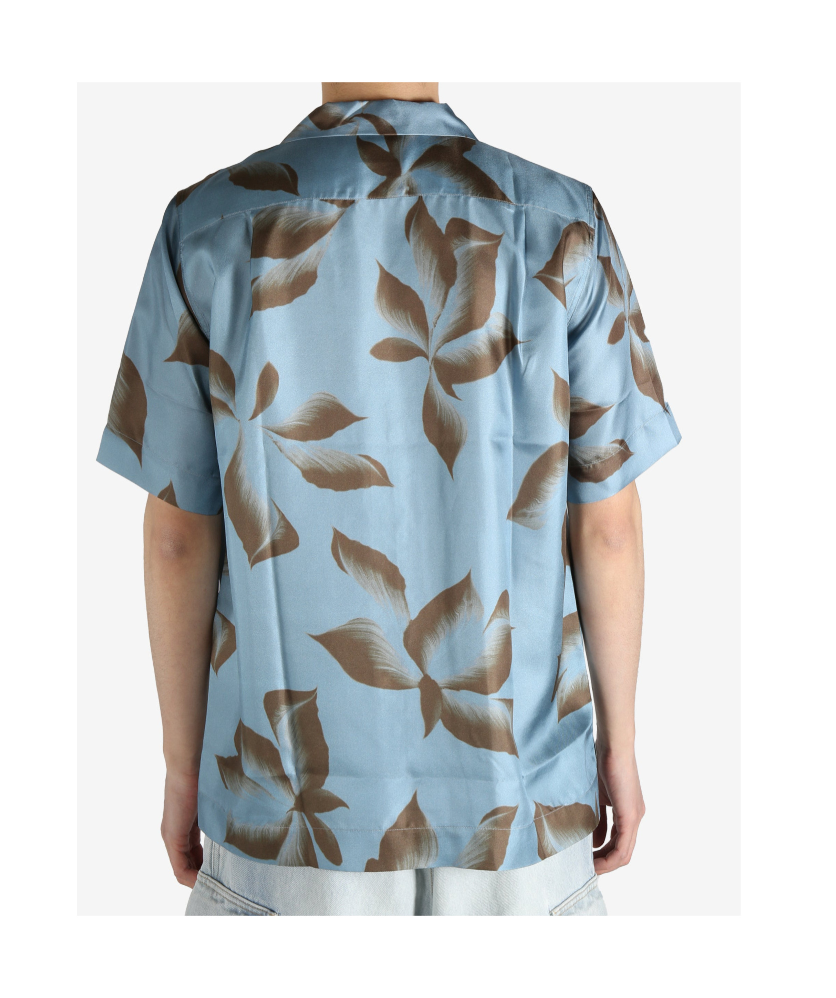 Dries Van Noten Carltone Shirt And Blouse In Blue
