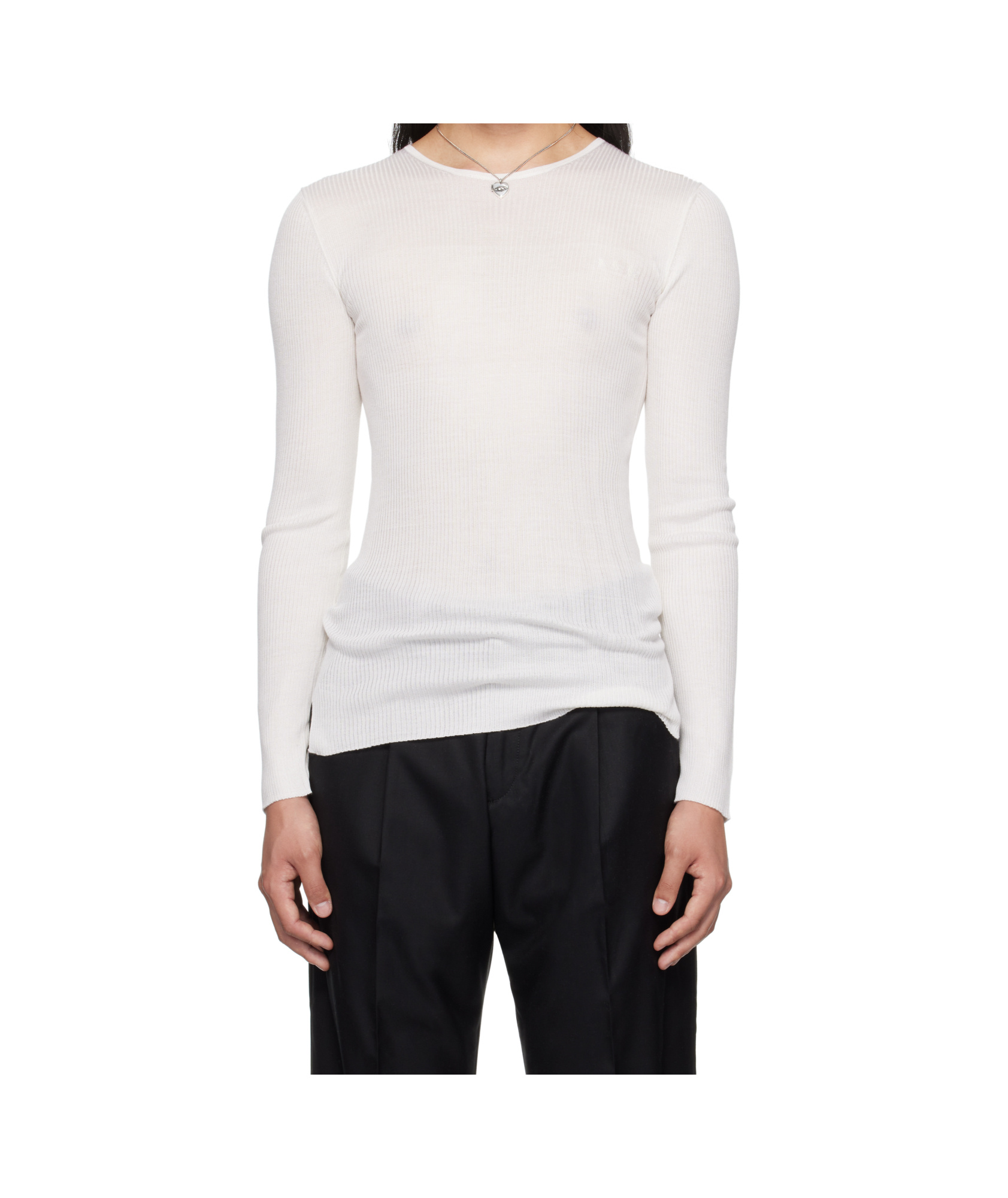 Enfants Riches Deprimes Long-sleeved Sweater In White