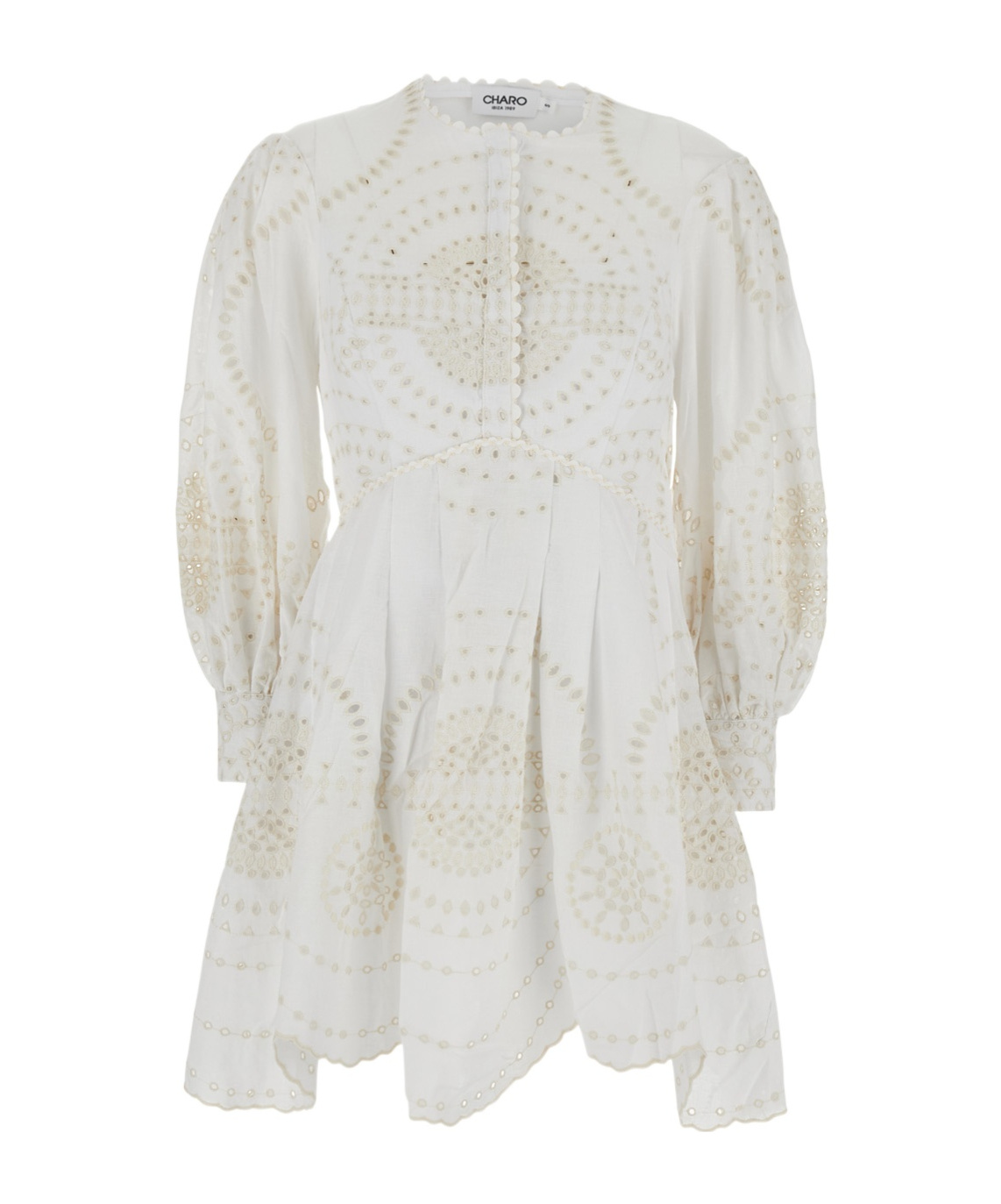 Shop Charo Ruiz Ashai Mini Dress In White