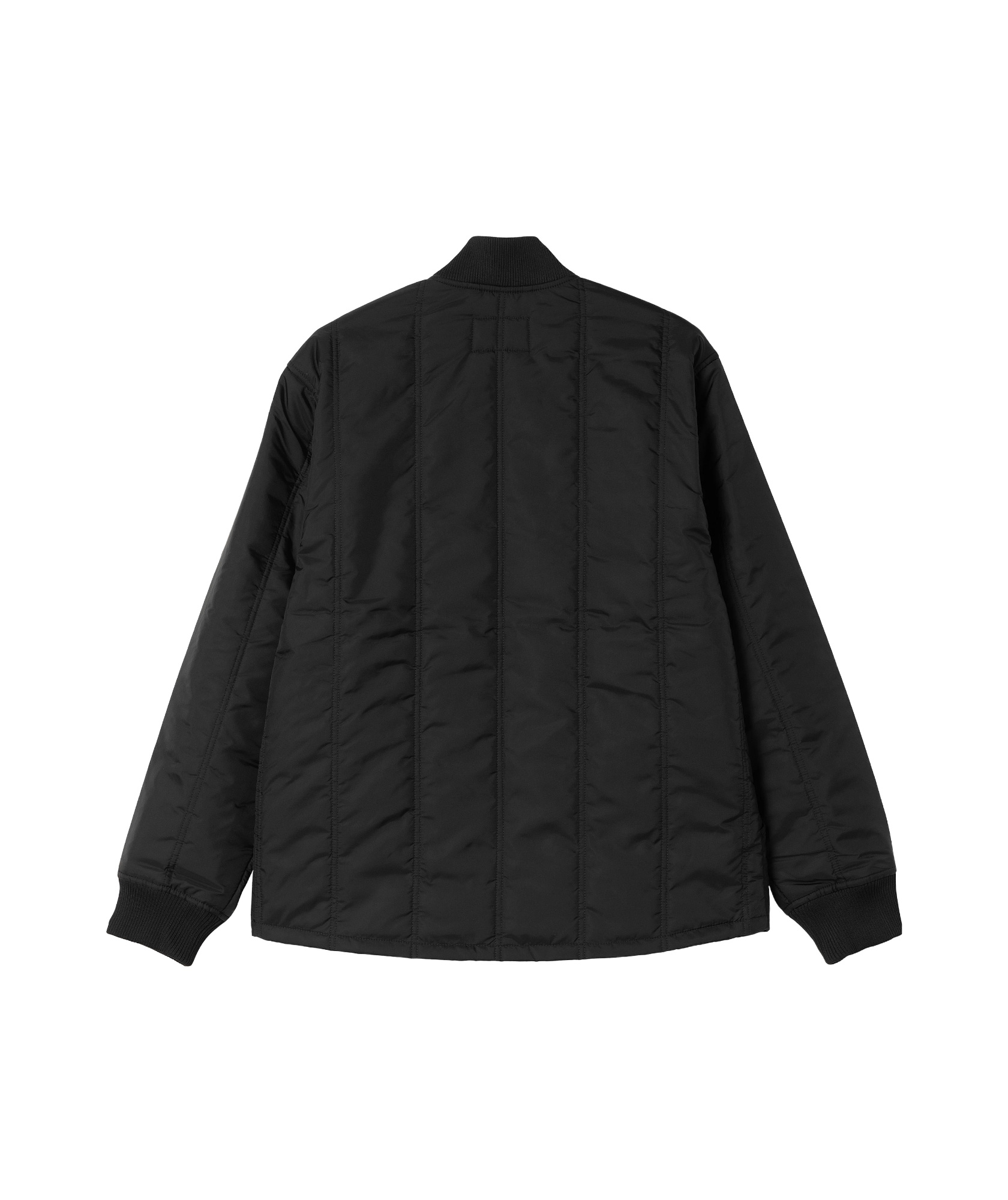 Carhartt Ribbed Cuffs Long Sleeves Blazer Jacket In Black