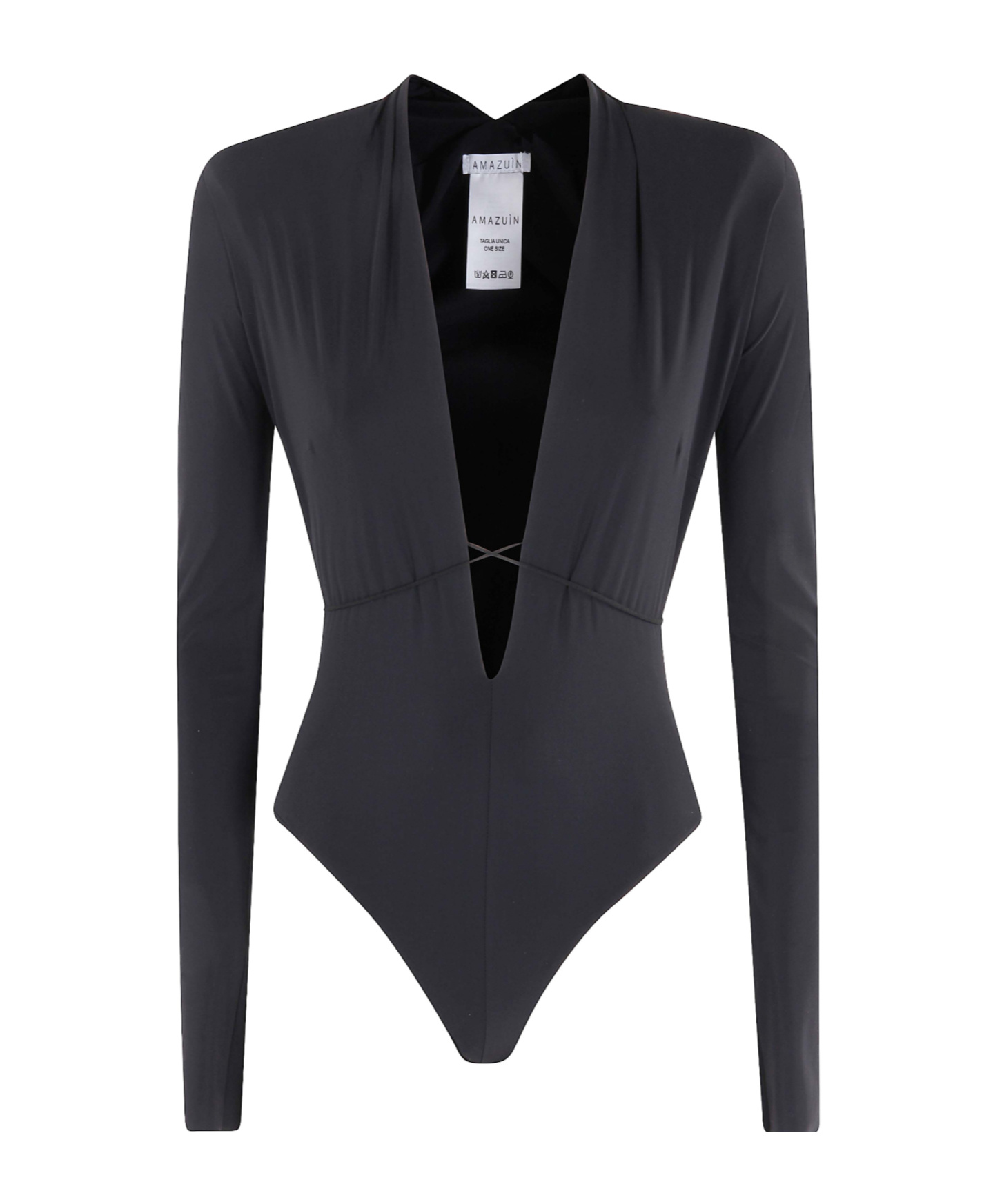 Amazuìn Long-sleeved Jumpsuit In Black