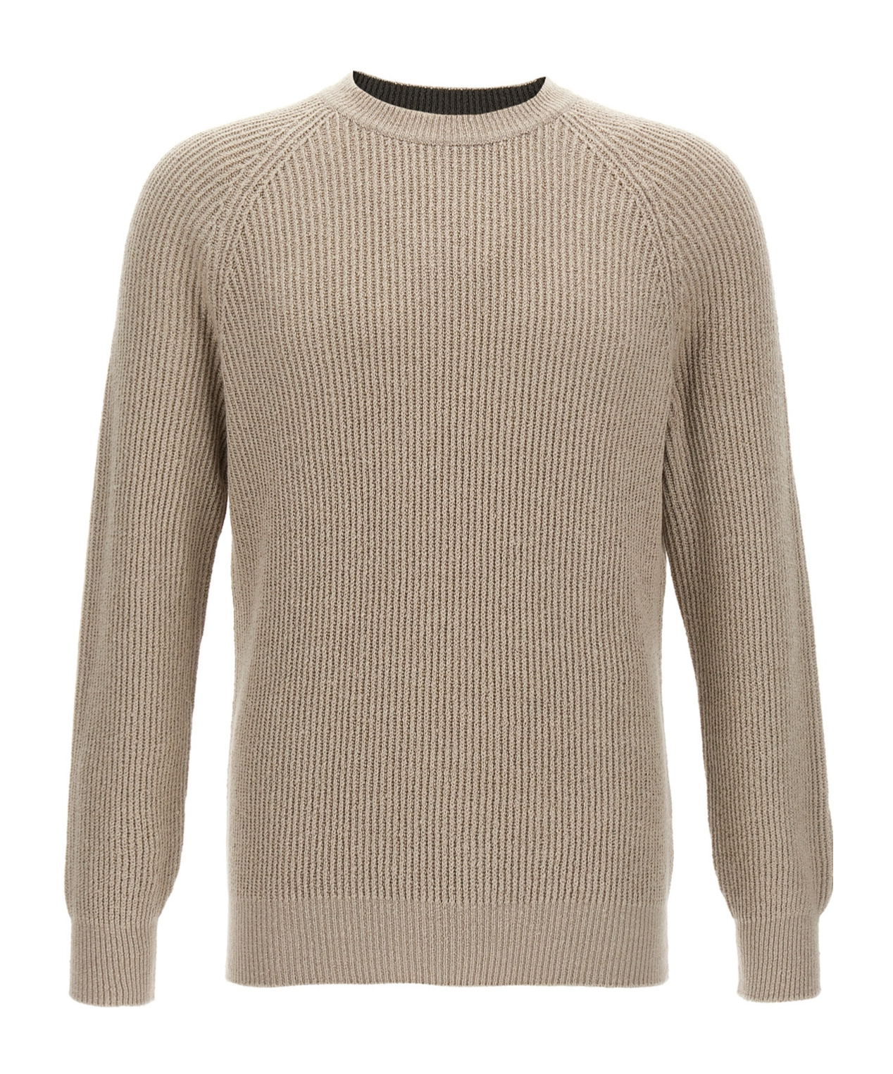 Brunello Cucinelli Ribbed Sweater Sweaters And Cardigans In Nude