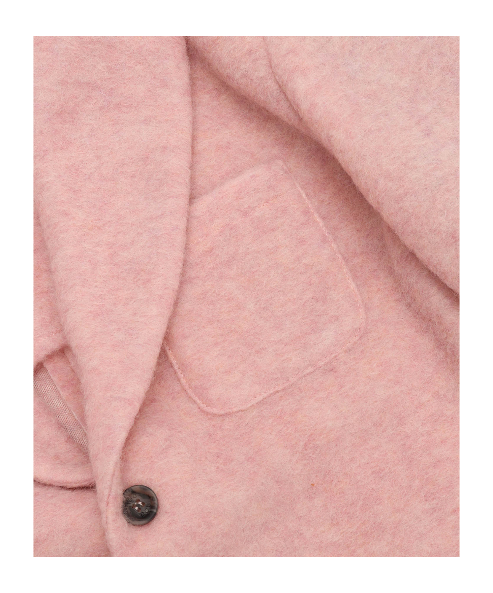 Douuod Long-sleeved Suit Coat In Pink