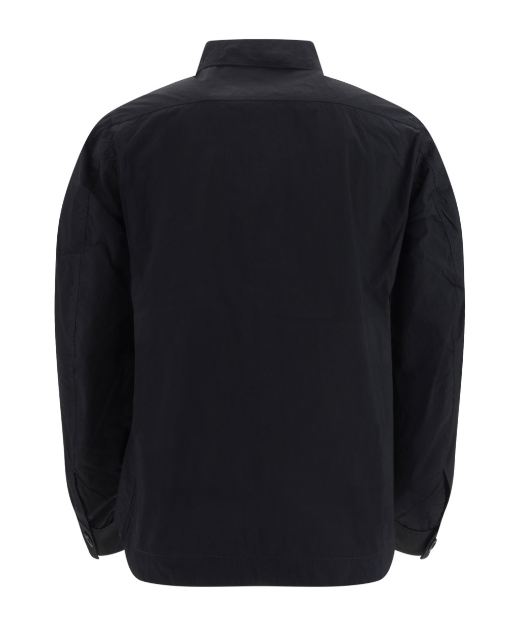 Ten C Zip-up Shirt Jacket In Black