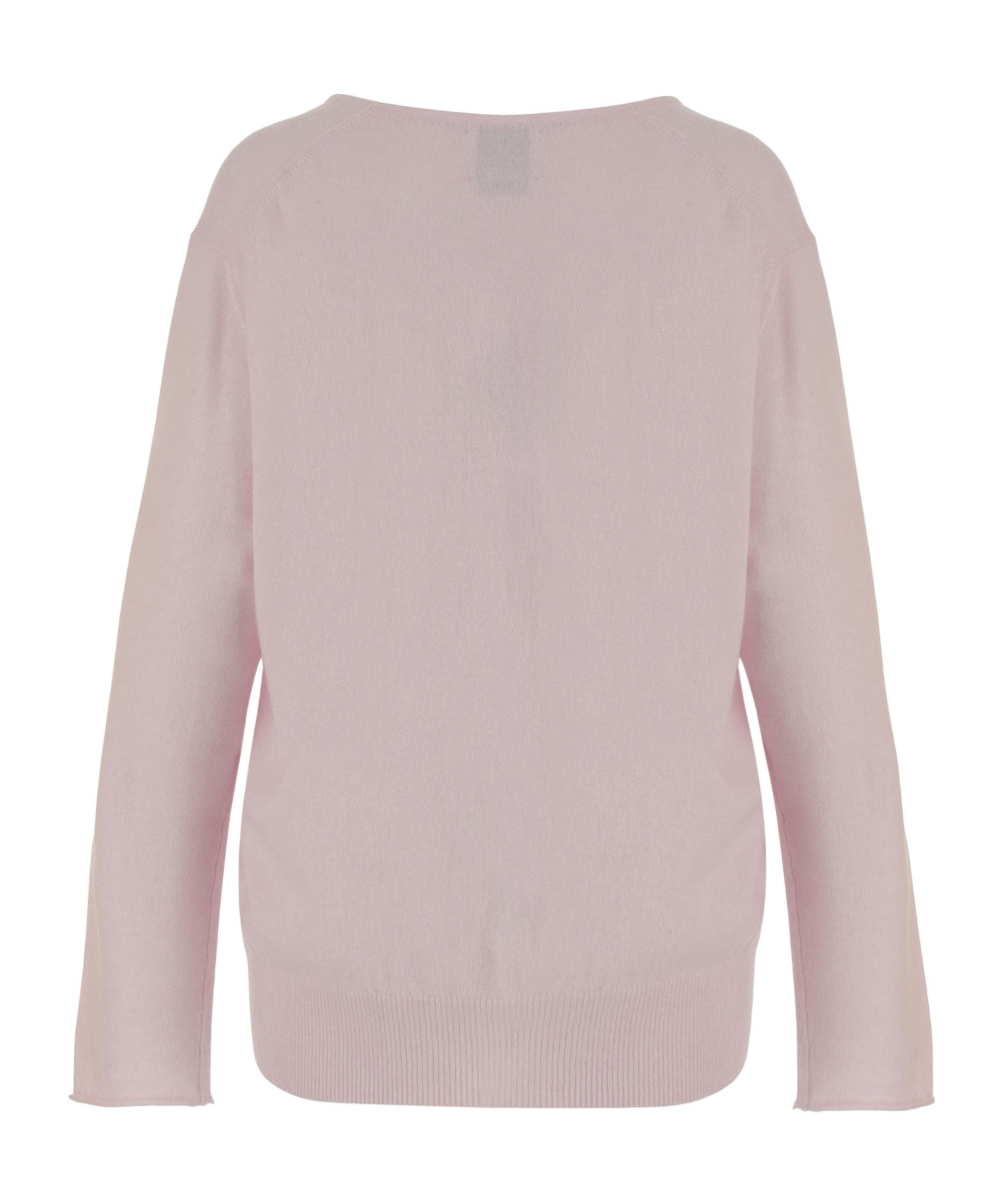 Shop Allude V-neck Sweater In Nude
