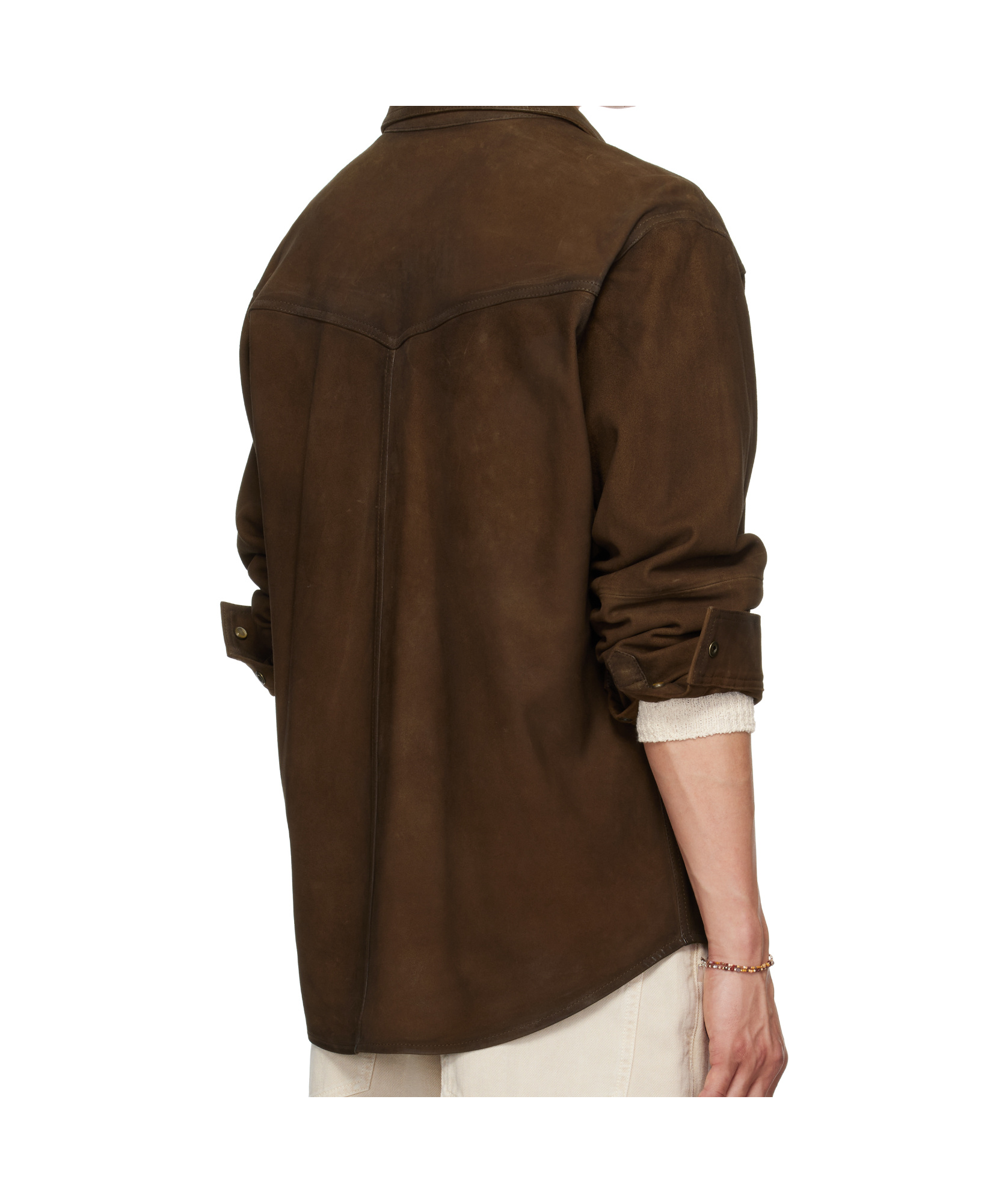 Isabel Marant Adrian Shirt In Brown