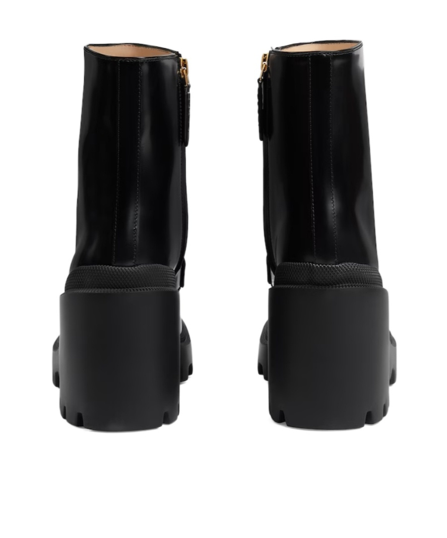 Gucci Damenstiefelette Mit Horsebit In Black