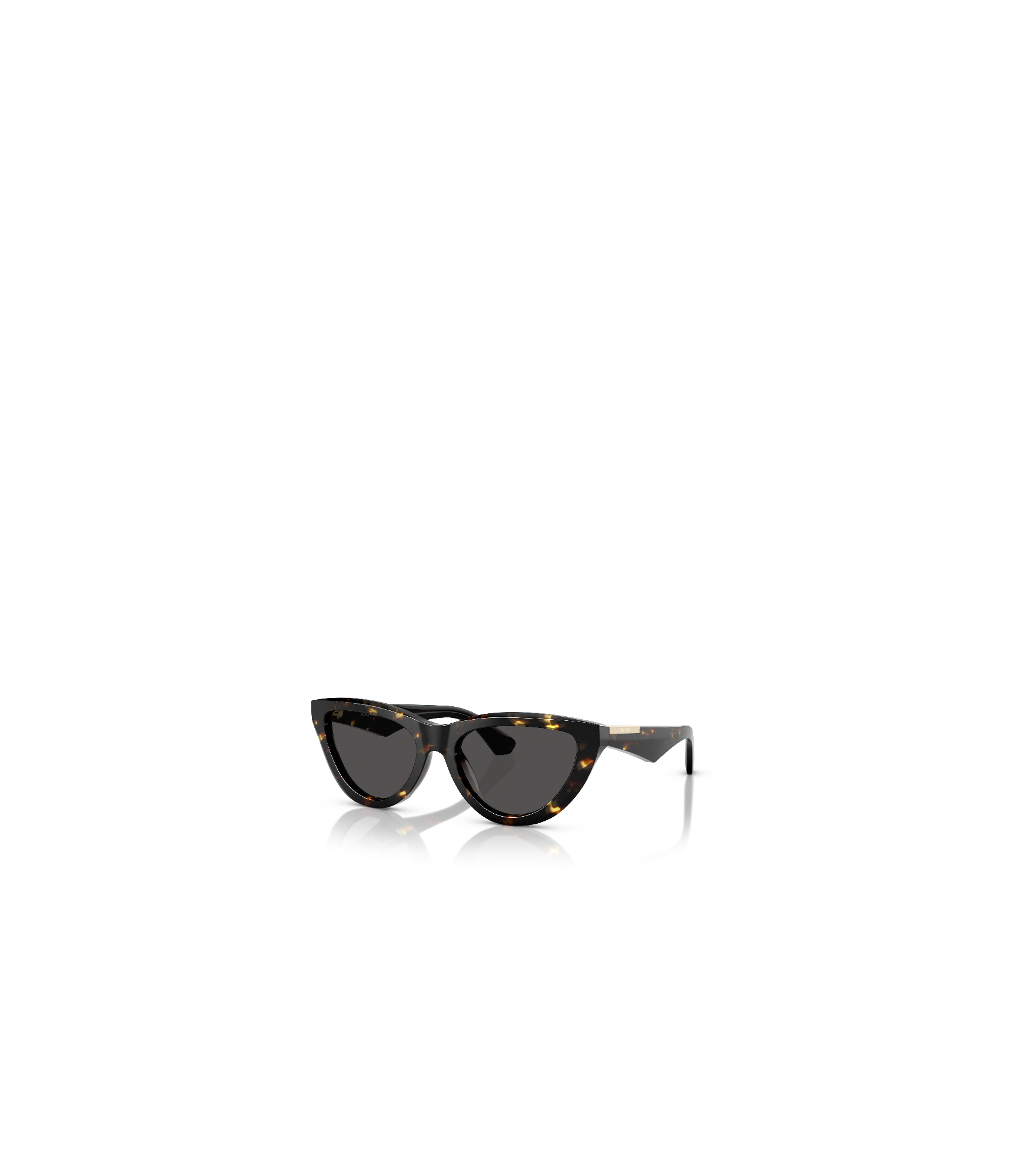 Burberry Geometric Frame Sunglasses In Black