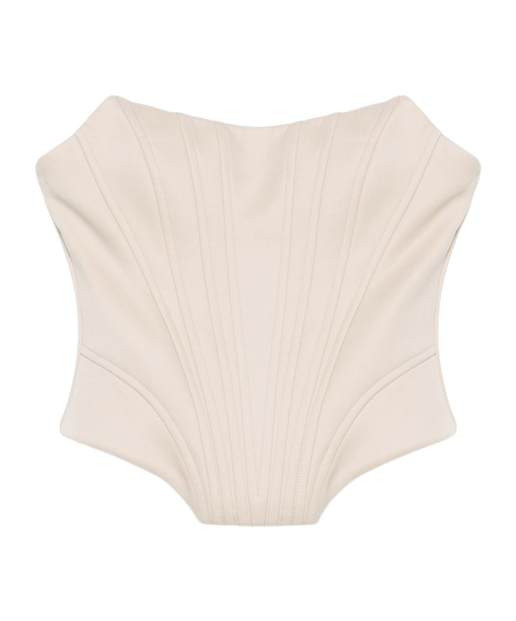 Giuseppe Di Morabito Wool Bustier In Neutrals
