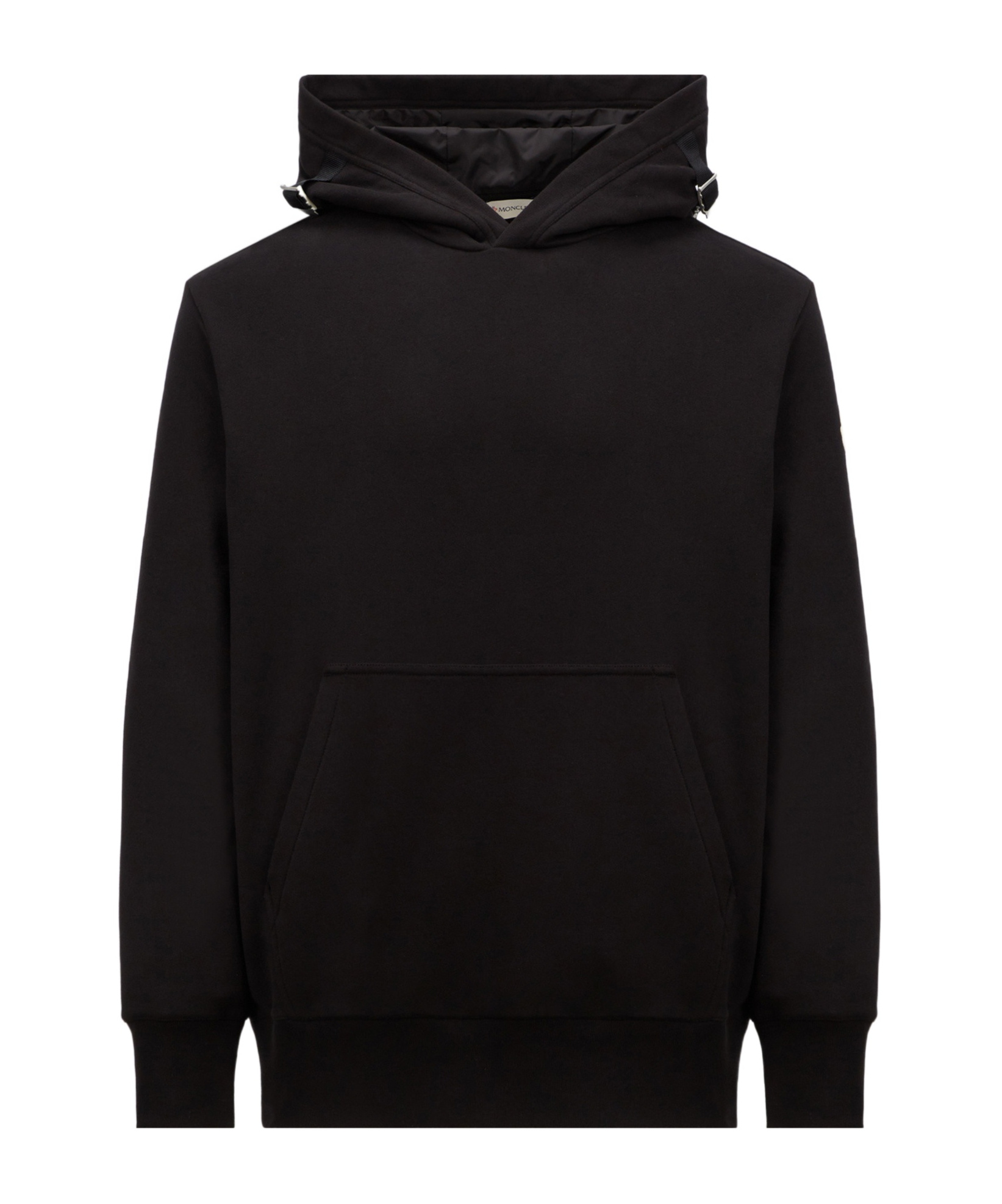 Moncler Long-sleeved Sweater In Black