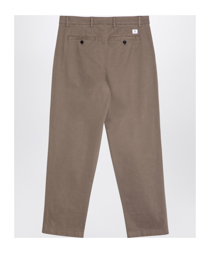 Department Five Department 5 Dove-coloured Cotton Trousers In Gray