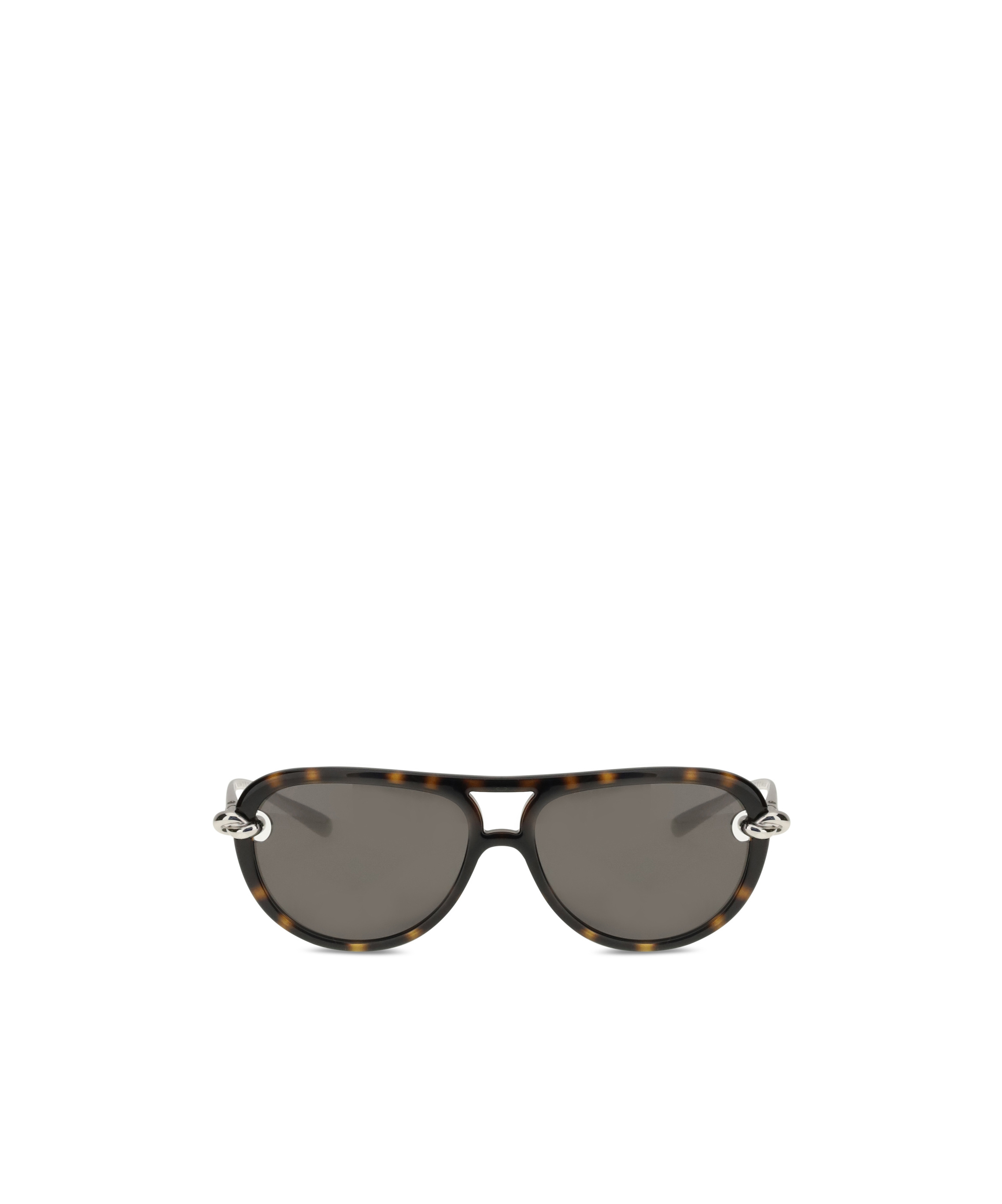 Bottega Veneta Full Frame Sunglasses In Gray