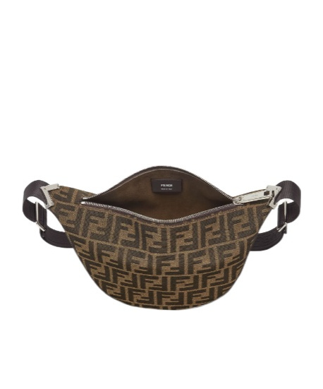 Fendi Small Melon Messenger Bag In Black