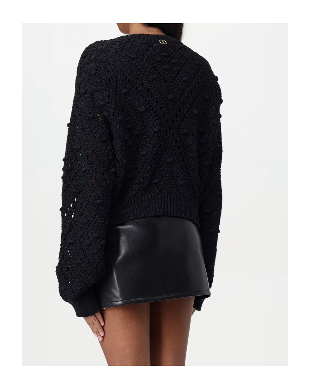 Shop Twinset Cotton-blend Cardigan