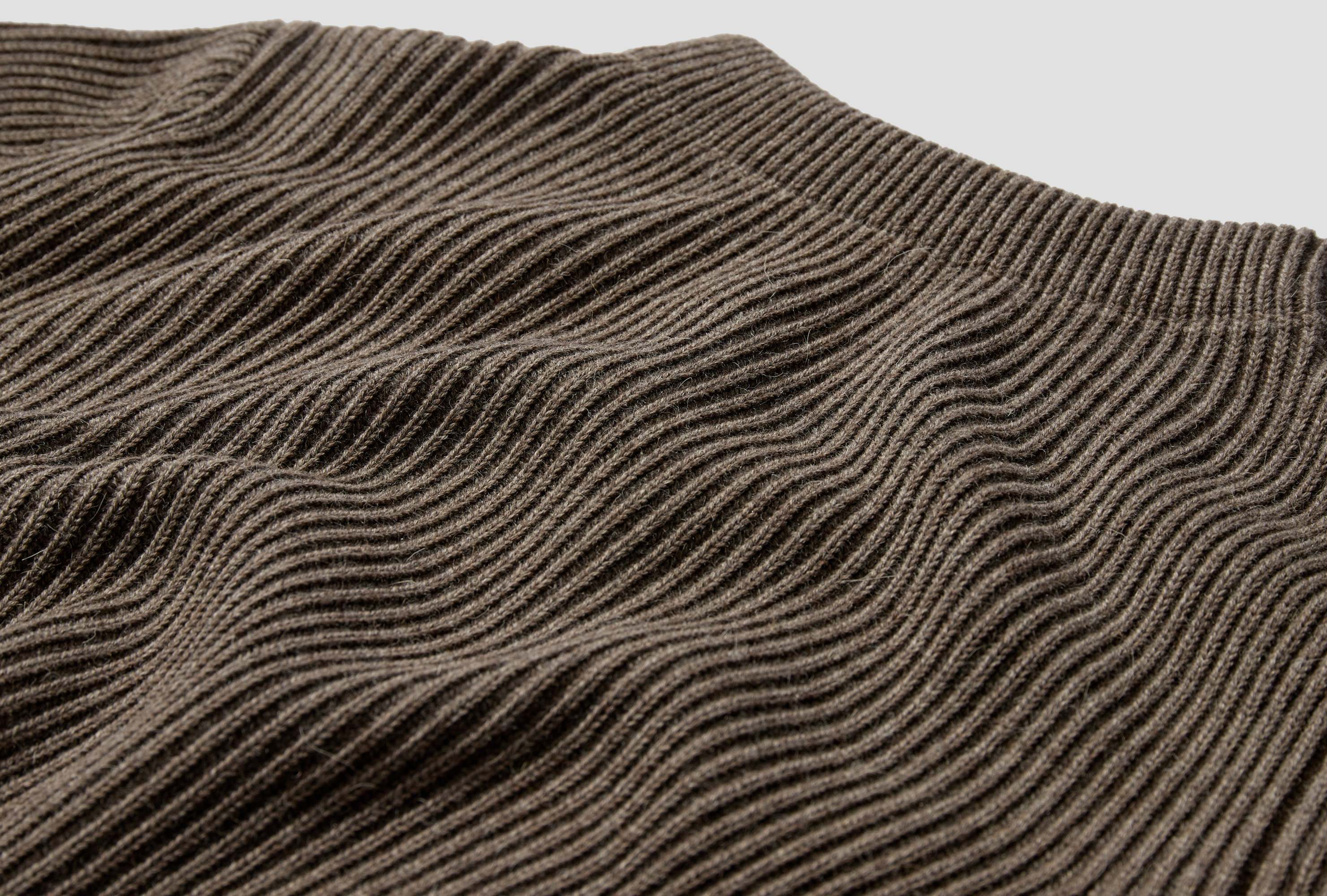 Andersen-andersen Long-sleeved Sweater In Brown