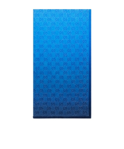 Gucci Gg Terrycloth Beach Towel In Blue