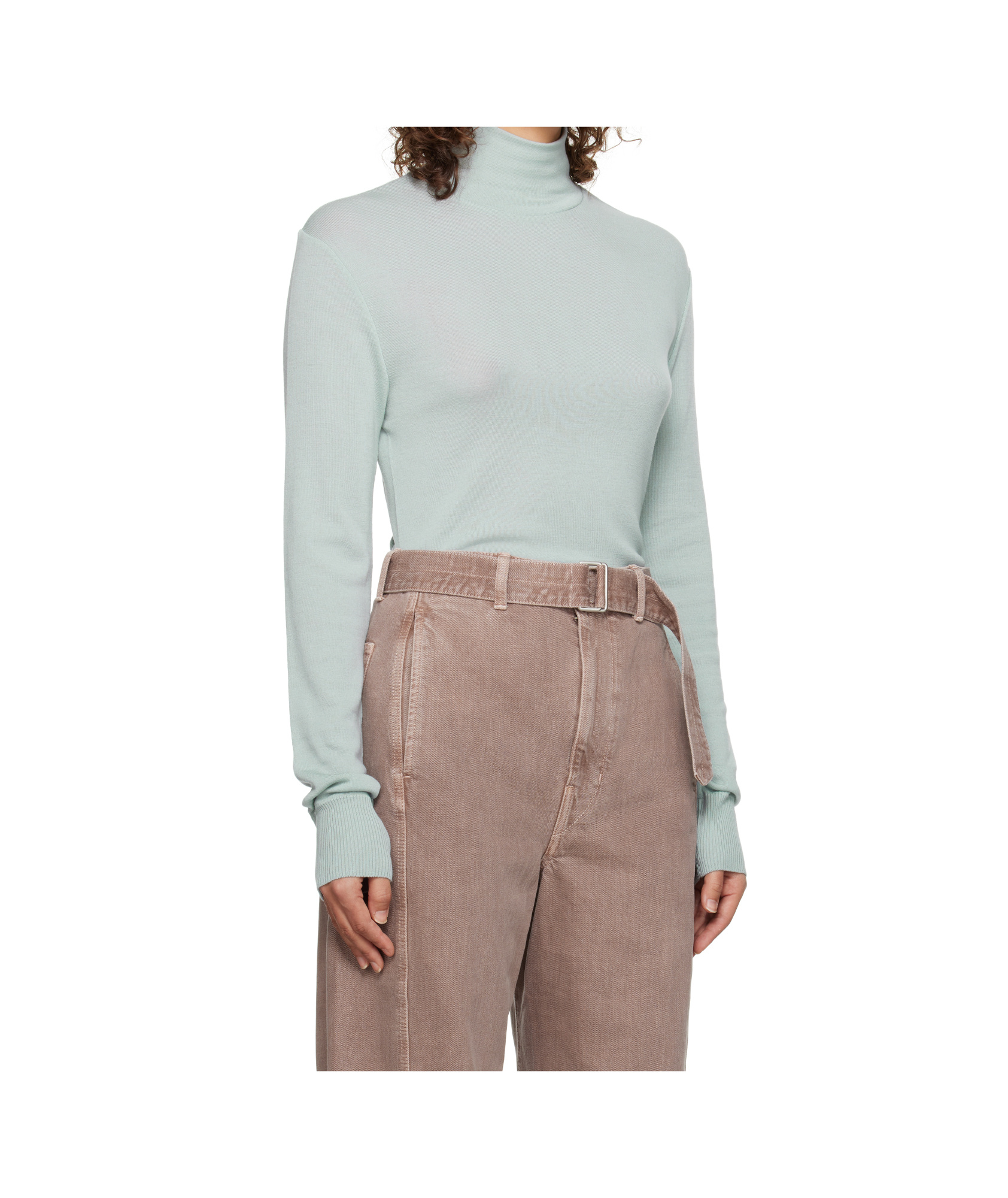 Lemaire Turtleneck Sweater In Multicolor