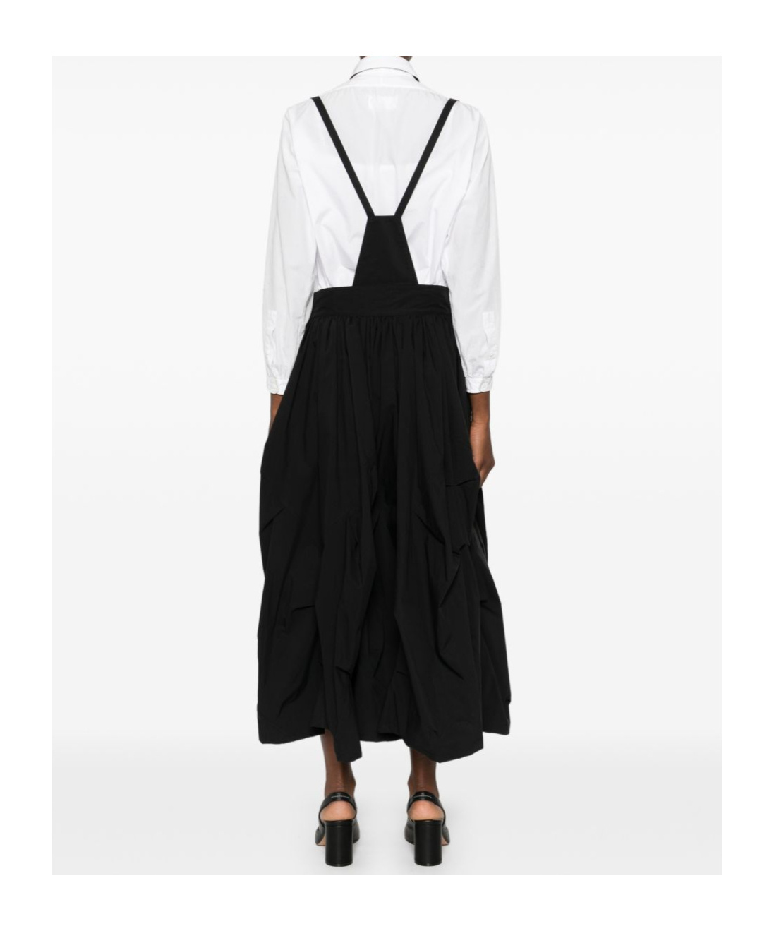 Yohji Yamamoto Suspender Dress In Black