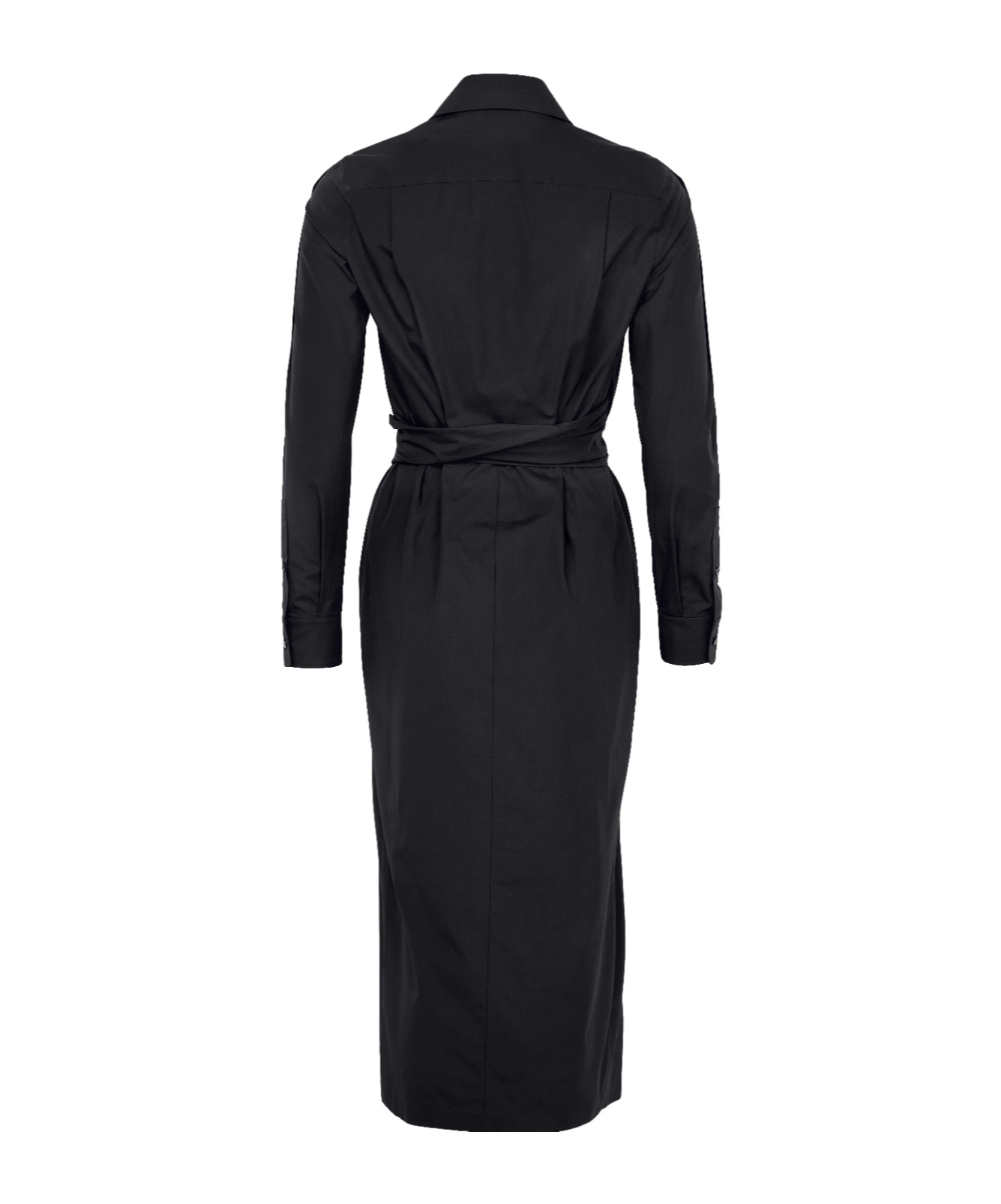 MAX MARA AGRUME COTTON POPLIN SHIRT DRESS