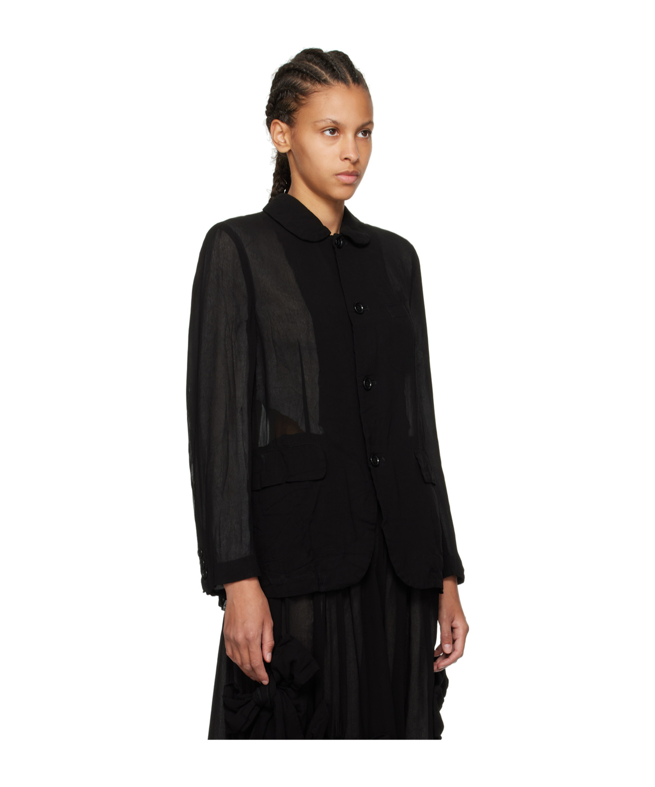 COMME DES GARÇONS SINGLE-BREASTED CASUAL JACKET
