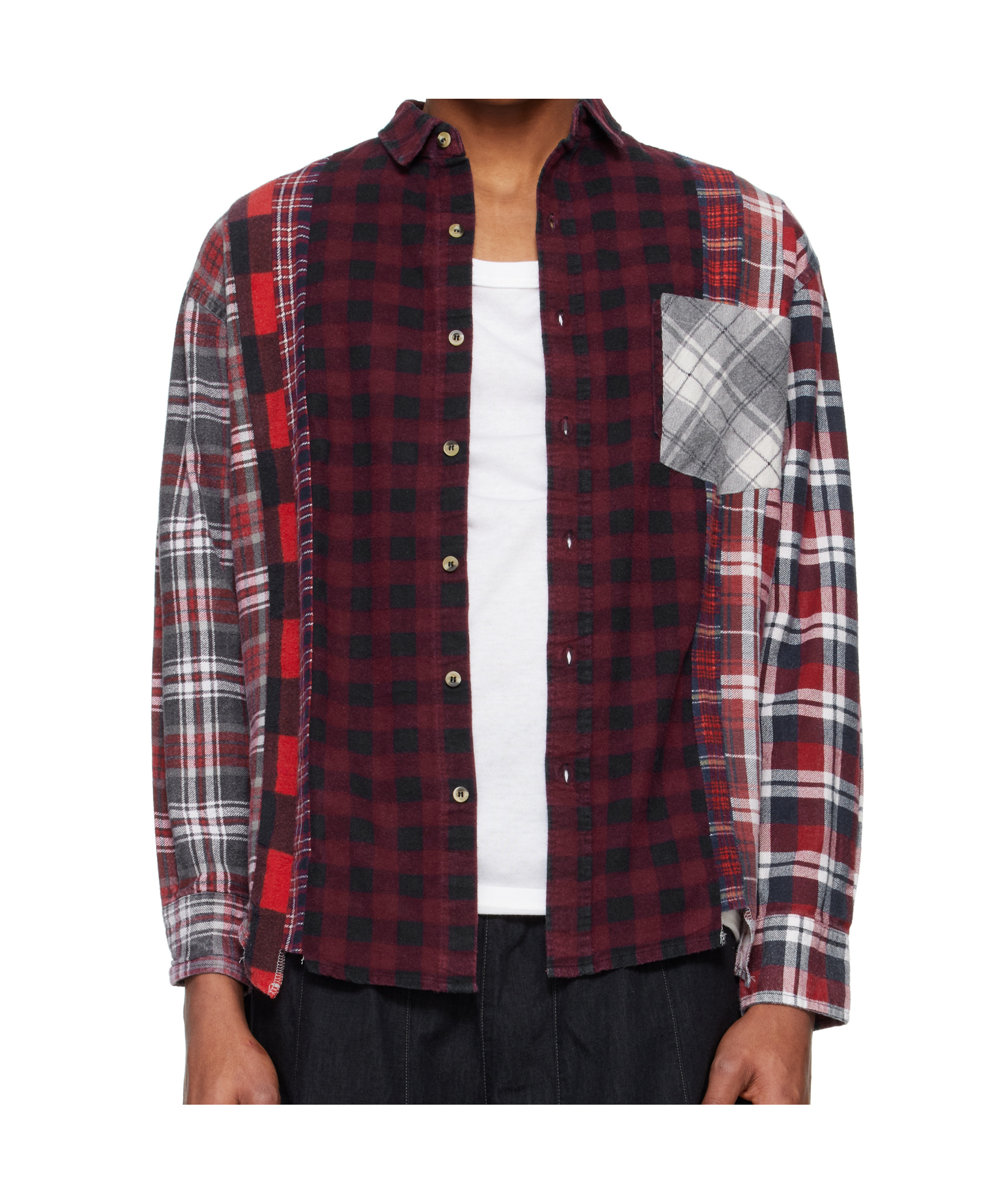 Needles Long Sleeve Shirt In Multi-color
