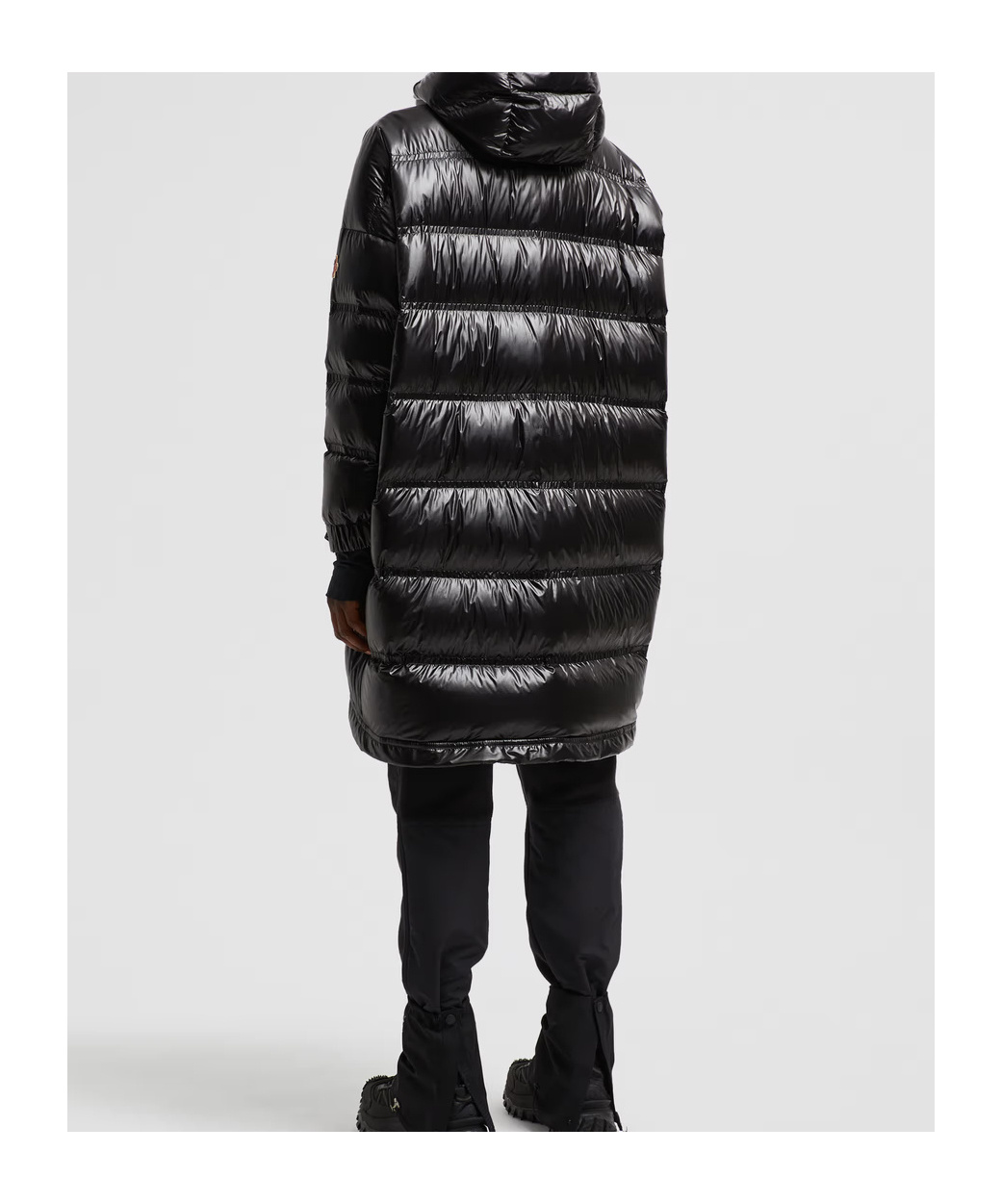 Moncler Doudoune Longue Rochelairs In Black