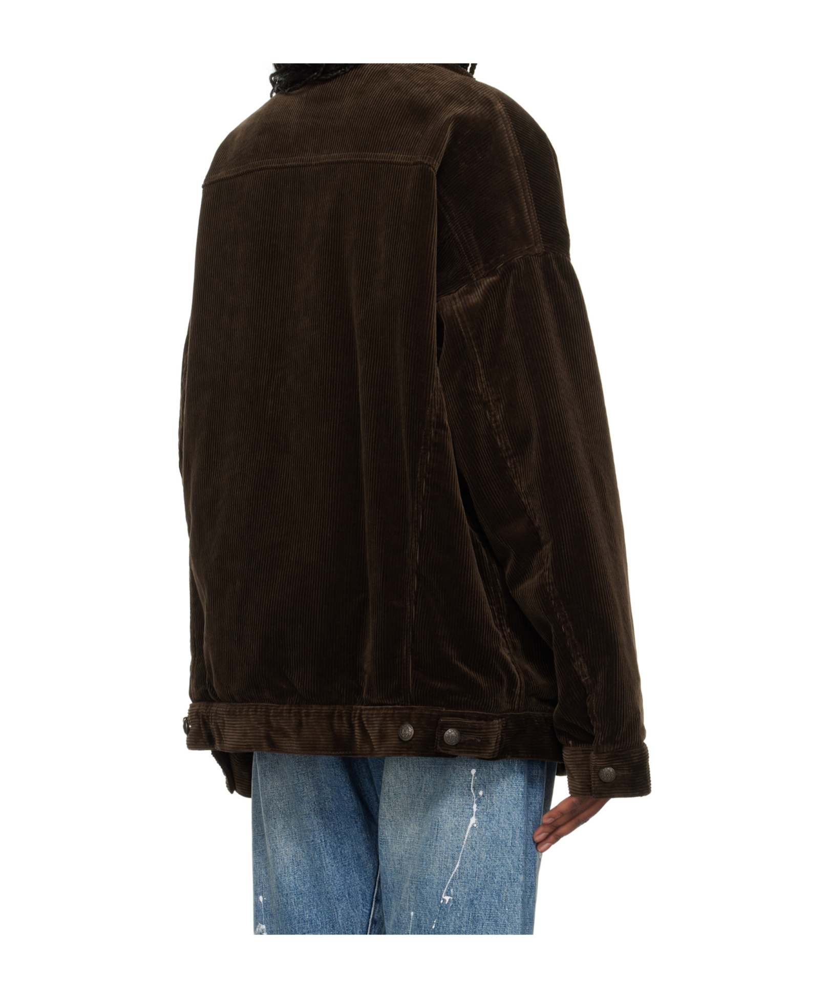 R13 Long-sleeved Driver Jacket In Black