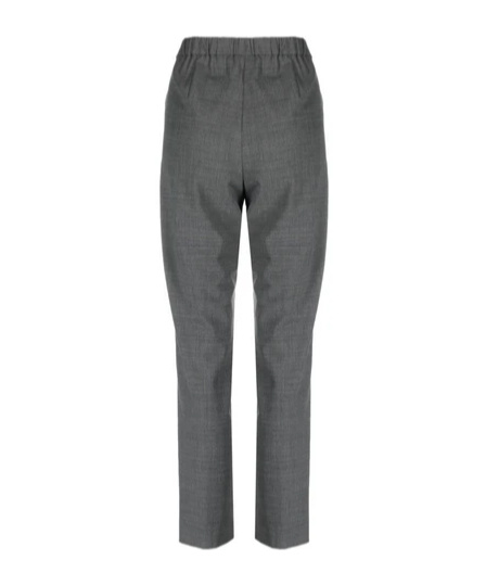 Aspesi Elastic Waist Casual Pants In Gray