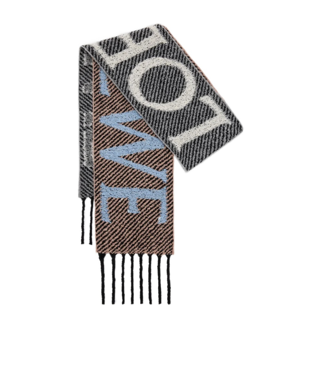 Loewe Scarf In Alpaca And Wool Blend In Multi