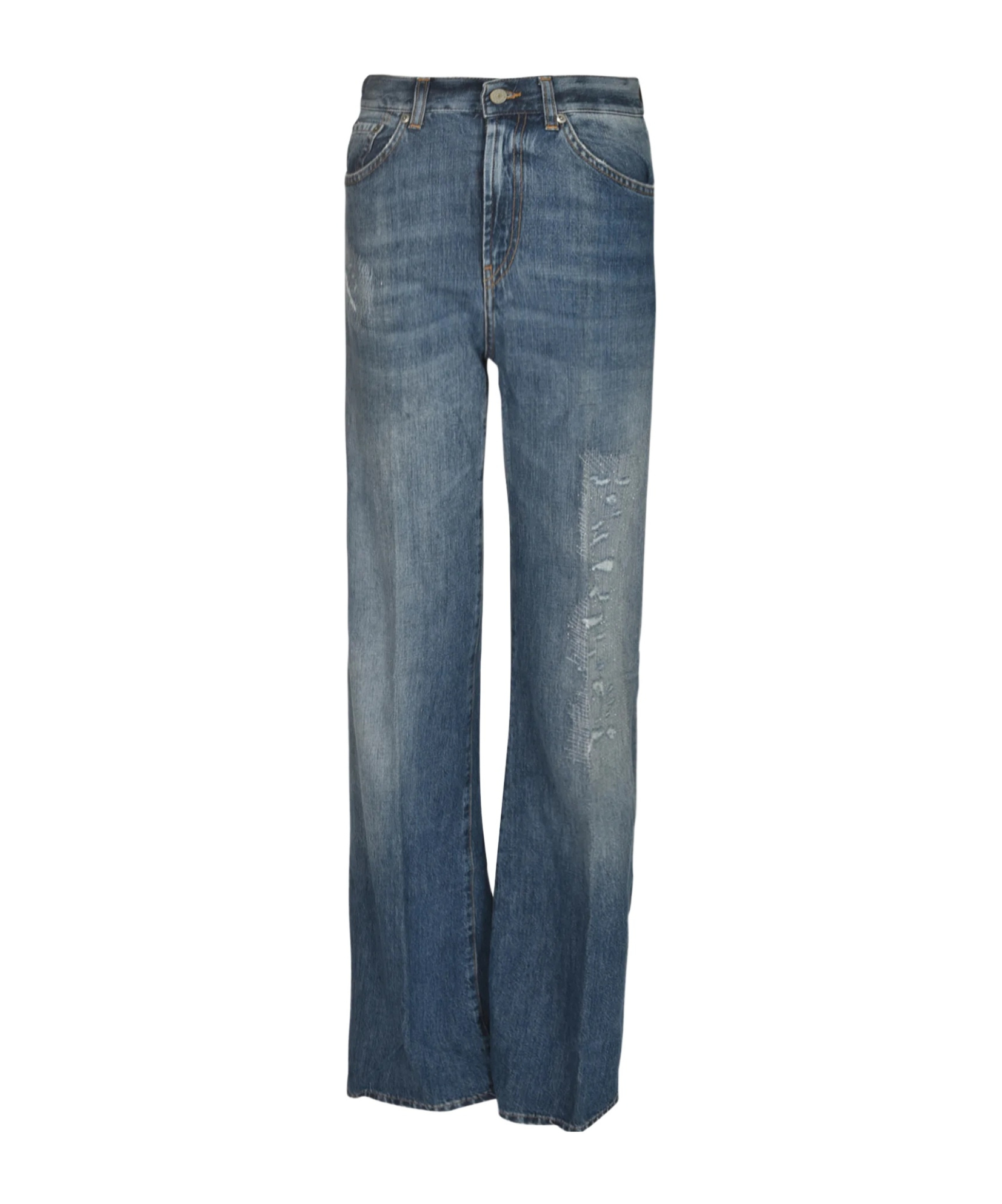 Dondup Straight Buttoned Jeans