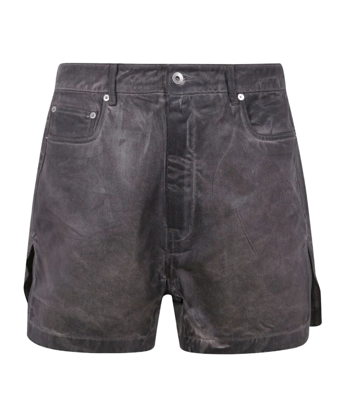 Rick Owens Drkshdw Brushed-finish Shorts In Black