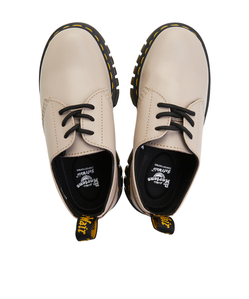 Dr. Martens' Round Head Loafer Shoes In Nude