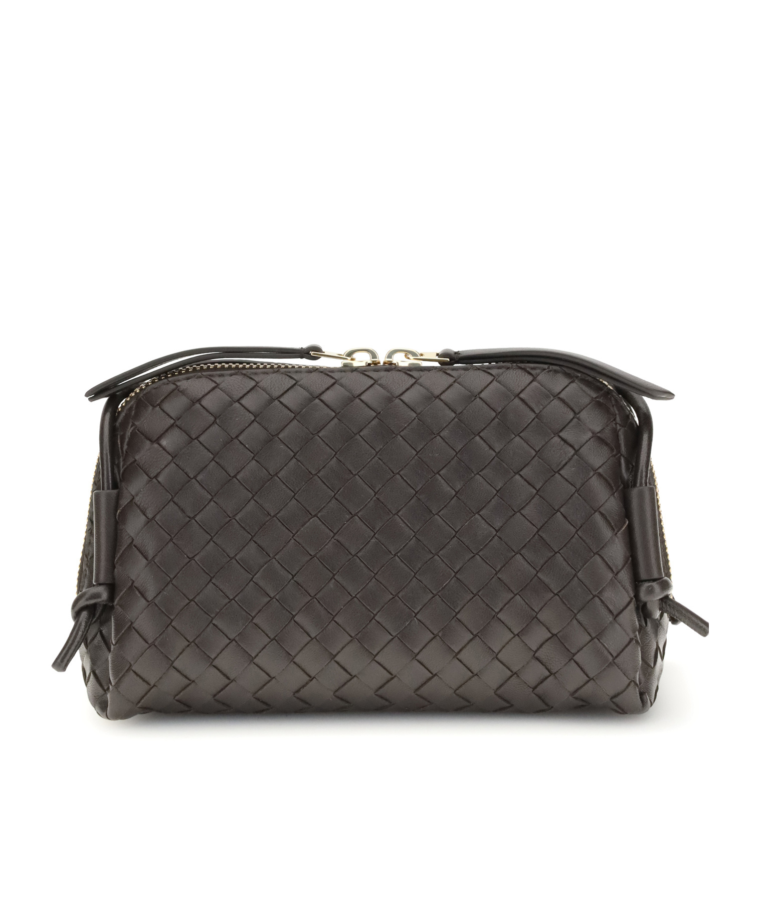 Bottega Veneta Concert Pouch Handle In Black