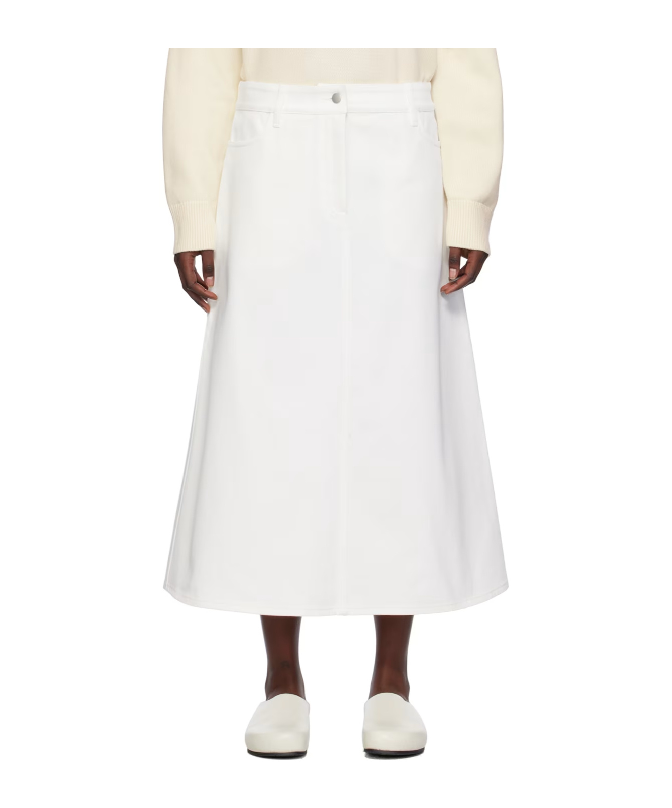 Studio Nicholson Baringo Denim Midi Skirt