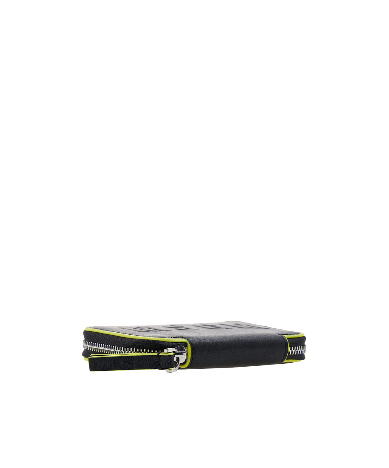 Msgm Zipper Wallet In Black